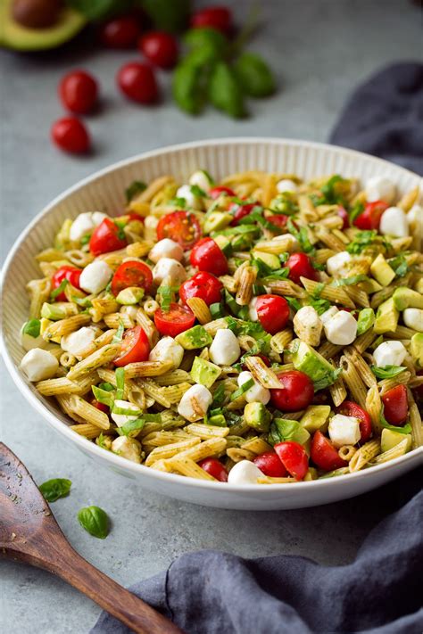 caprese-pasta-salad-with-avocado-cooking-classy image