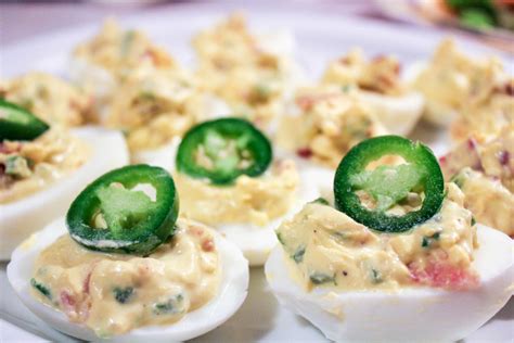spicy-jalapeno-bacon-deviled-eggs-daily-dish image