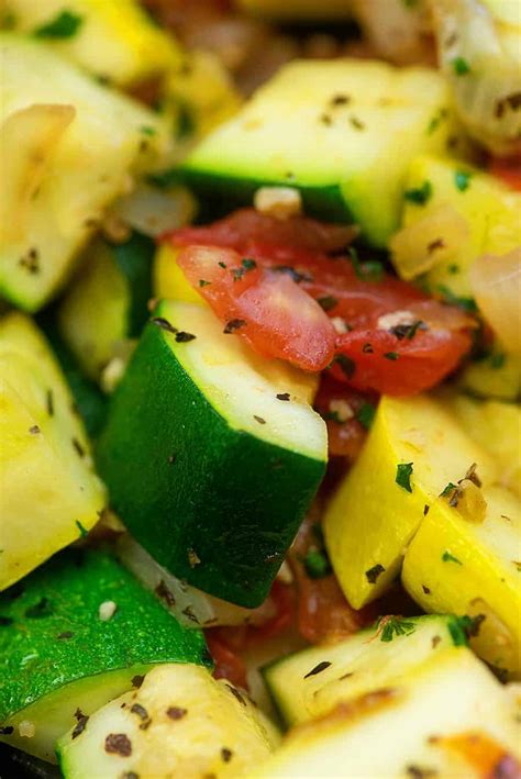 the-easiest-sauteed-zucchini-and-squash-perfect image