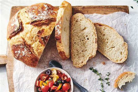 no-knead-crusty-white-bread-recipe-king-arthur-baking image