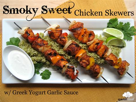 smoky-sweet-chicken-skewers-w-greek-yogurt-garlic-sauce image