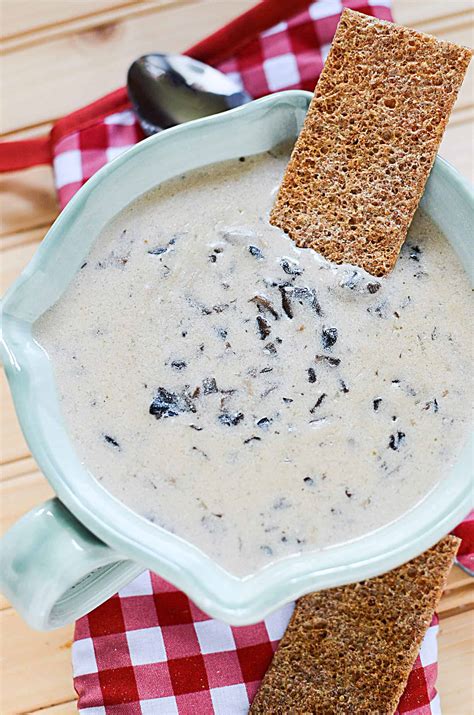 slow-cooker-cream-of-mushroom-soup-the-salty-pot image
