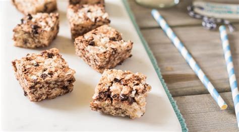 squares-recipe-with-chocolate-chips-rice-krispies image