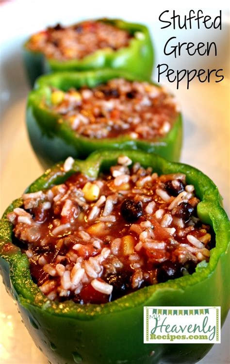 stuffed-green-peppers-recipe-video-my-heavenly image
