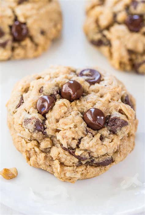 loaded-oatmeal-coconut-chocolate-chip-cookies image