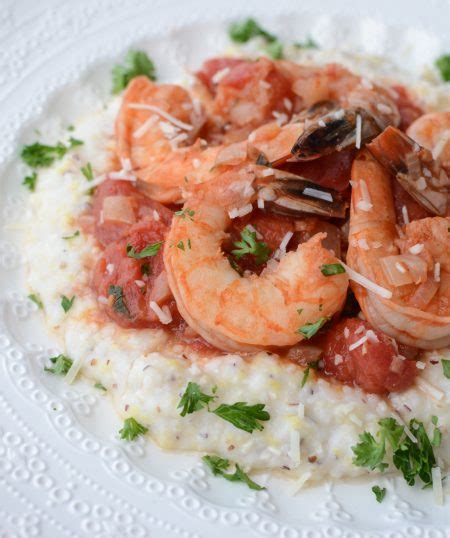 low-country-shrimp-and-grits-with-stewed-tomatoes image