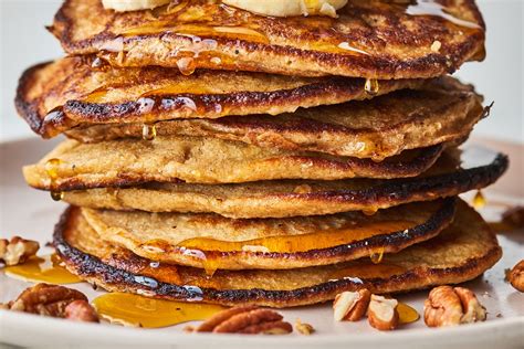 banana-oatmeal-pancakes-recipe-easy-gluten-free image
