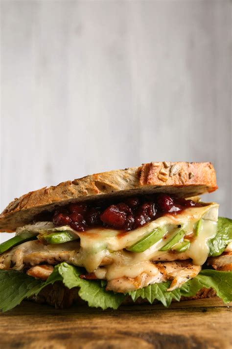 grilled-chicken-and-brie-sandwich-with-cranberry image