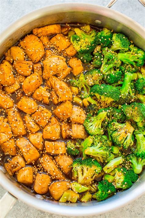 15-minute-skillet-sesame-chicken-with-broccoli image