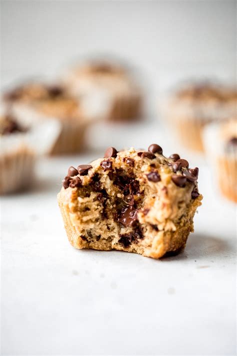 healthy-peanut-butter-banana-muffins-ambitious image
