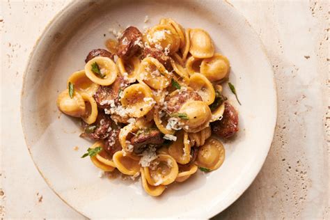 pasta-with-sausage-and-parm-recipe-nyt-cooking image