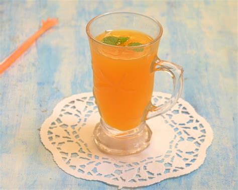 guava-and-papaya-mimosa-drink-recipe-by-archanas image