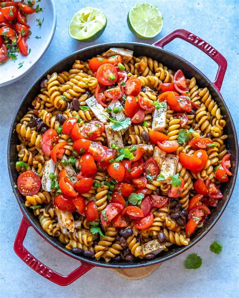one-pot-mexican-chipotle-chicken-pasta-healthy-fitness image