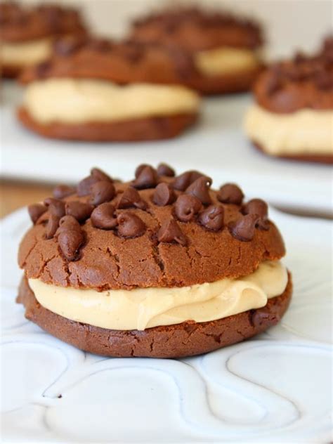 chocolate-peanut-butter-cream-puffs-the-bakermama image