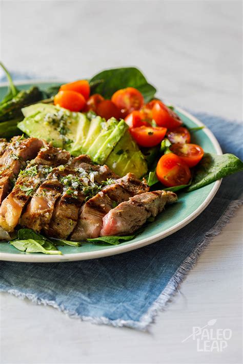 steak-salad-with-garlic-herb-dressing-recipe-paleo image