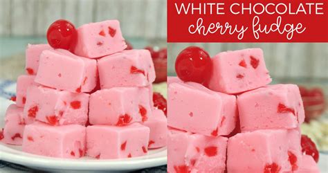 white-chocolate-cherry-fudge-kitchen-fun-with-my-3 image