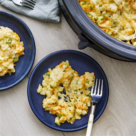 slow-cooker-cheesy-potatoes-recipe-eatingwell image