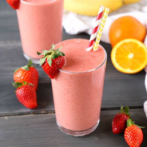 strawberry-banana-orange-power-smoothie-the-busy image