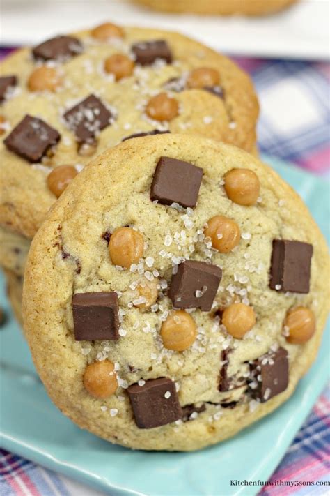 salted-caramel-chocolate-chunk-cookies-kitchen-fun image