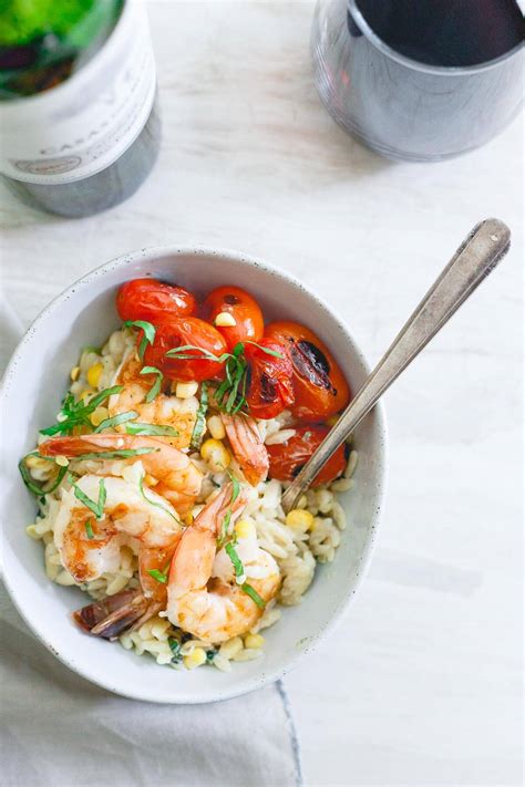 brown-butter-shrimp-with-creamy-parmesan-basil image