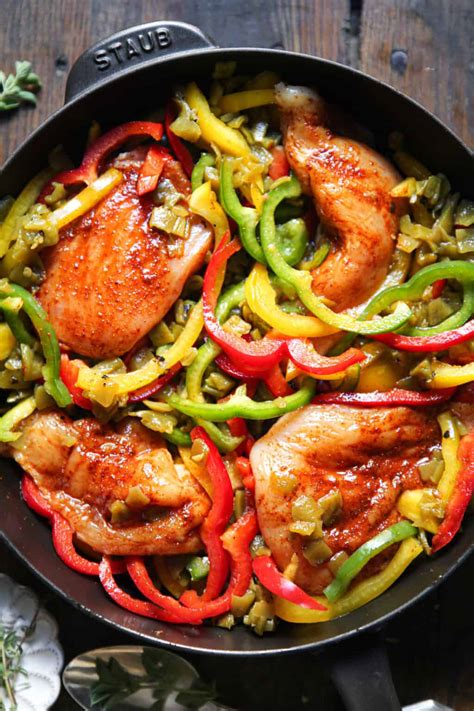 fajita-chicken-bake-30-minute-one-pan-meal-julias image