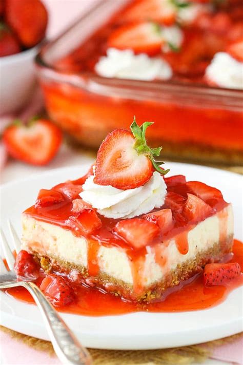 easy-strawberry-cheesecake image