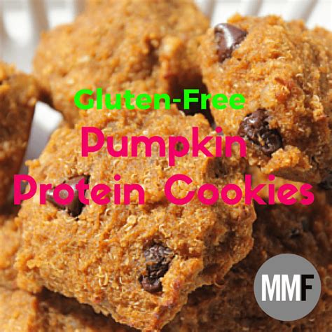 healthy-recipe-for-gluten-free-pumpkin-protein-cookies image