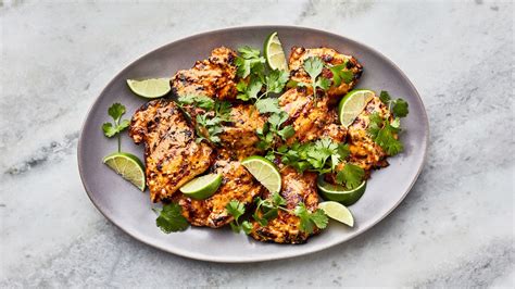 spicy-coconut-grilled-chicken-thighs-recipe-bon image