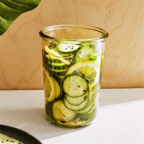 sesame-lemon-pickled-cucumbers-recipe-bon-apptit image