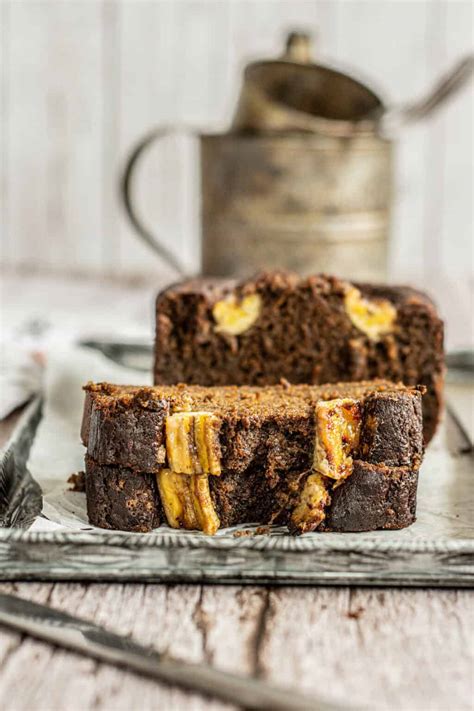 banana-gingerbread-with-molasses-baking-with-butter image