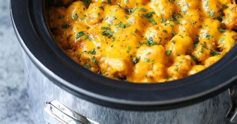 slow-cooker-tater-tot-casserole-damn-delicious image