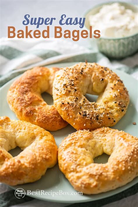 easy-bagel-recipe-baked-in-oven-3-ingredients-easy image