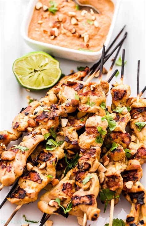 grilled-chicken-satay-with-almond-butter image