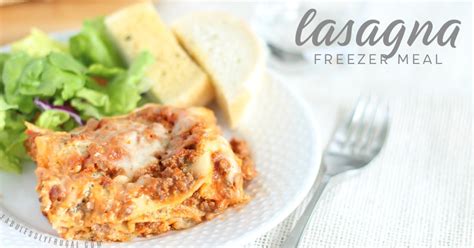 easy-homemade-lasagna-freezer-meal image