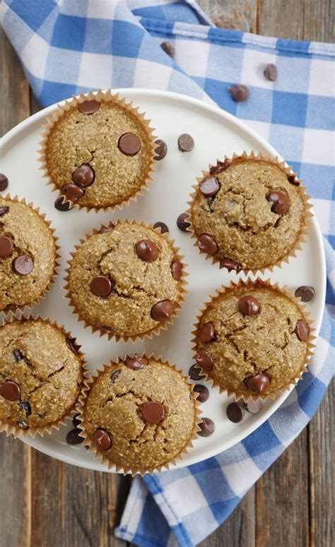 chocolate-chip-banana-oatmeal-muffins-gluten-free image