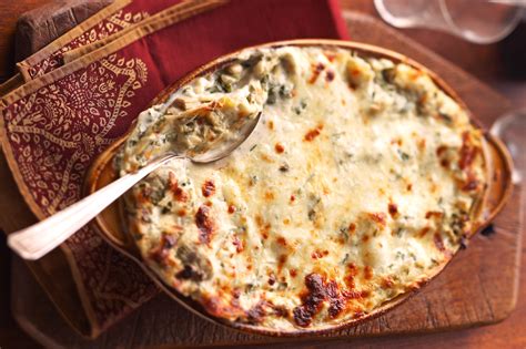 creamy-artichoke-lasagna-bake-recipe-food-republic image