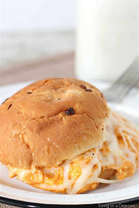 easy-crockpot-buffalo-chicken-sliders-eating-on-a-dime image