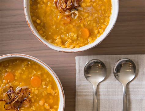red-lentil-and-caramelized-onion-soup image