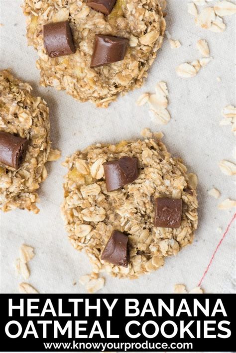 healthy-banana-oatmeal-cookies-know-your-produce image