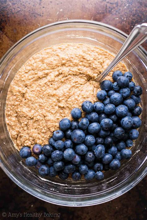 healthy-blueberry-banana-bran-muffins-amys-healthy image