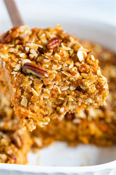 healthy-sweet-potato-baked-oatmeal-eating-bird-food image