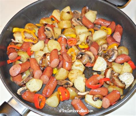summer-time-hot-dog-and-fresh-vegetable-stir-fry-the image