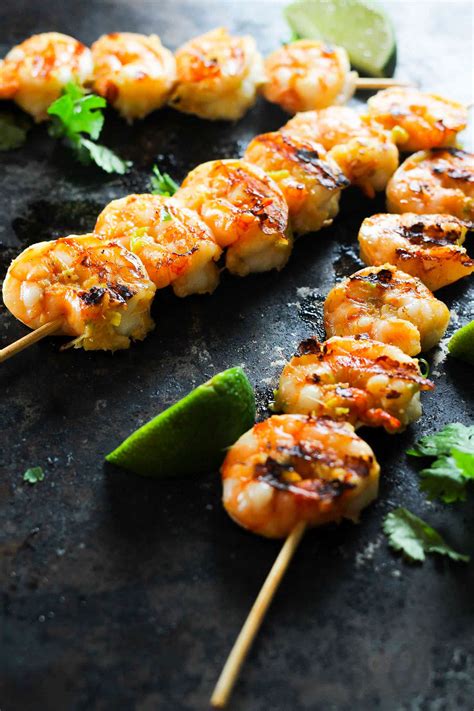 soy-and-lime-spicy-grilled-shrimp-girl-and image