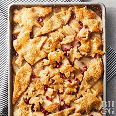 spiced-pear-pomegranate-pan-pie-better-homes image