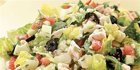 chopped-greek-salad-with-chicken-eatingwell image