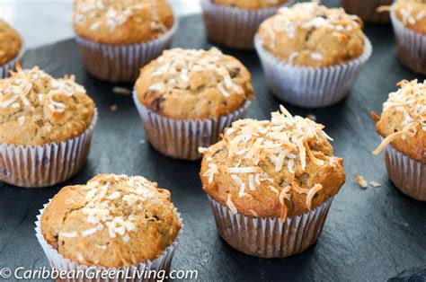 a-crunchy-banana-cherries-and-coconut-muffins image