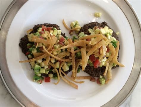 black-bean-cakes-with-grilled-corn-salsa-recipe-goop image