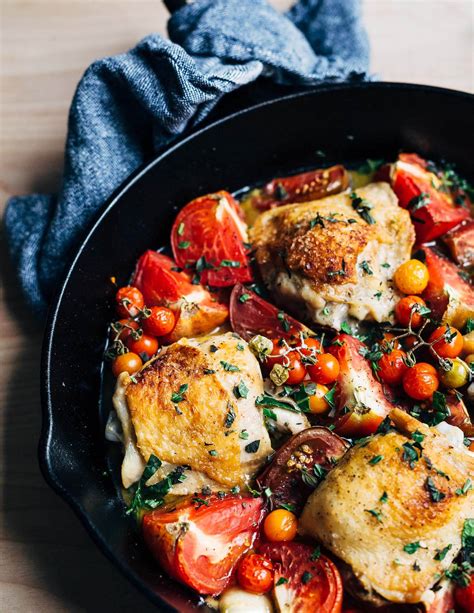 baked-chicken-with-tomatoes-and-garlic-brooklyn image