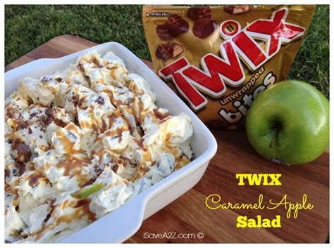 no-bake-twix-caramel-apple-salad image
