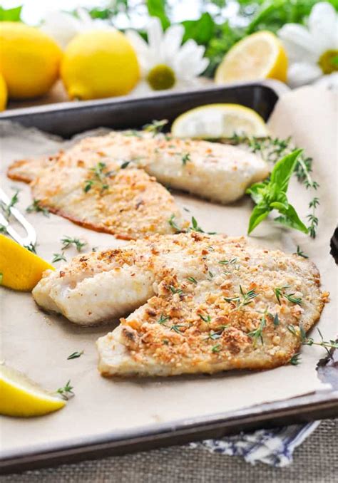5-ingredient-almond-crusted-baked-tilapia-the image